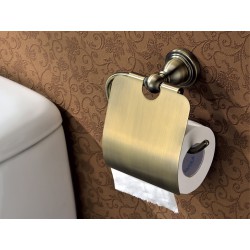 Держатель туалетной бумаги Muskat MSK521 бронза